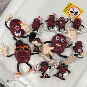 Vintage California Raisins Figurines Set